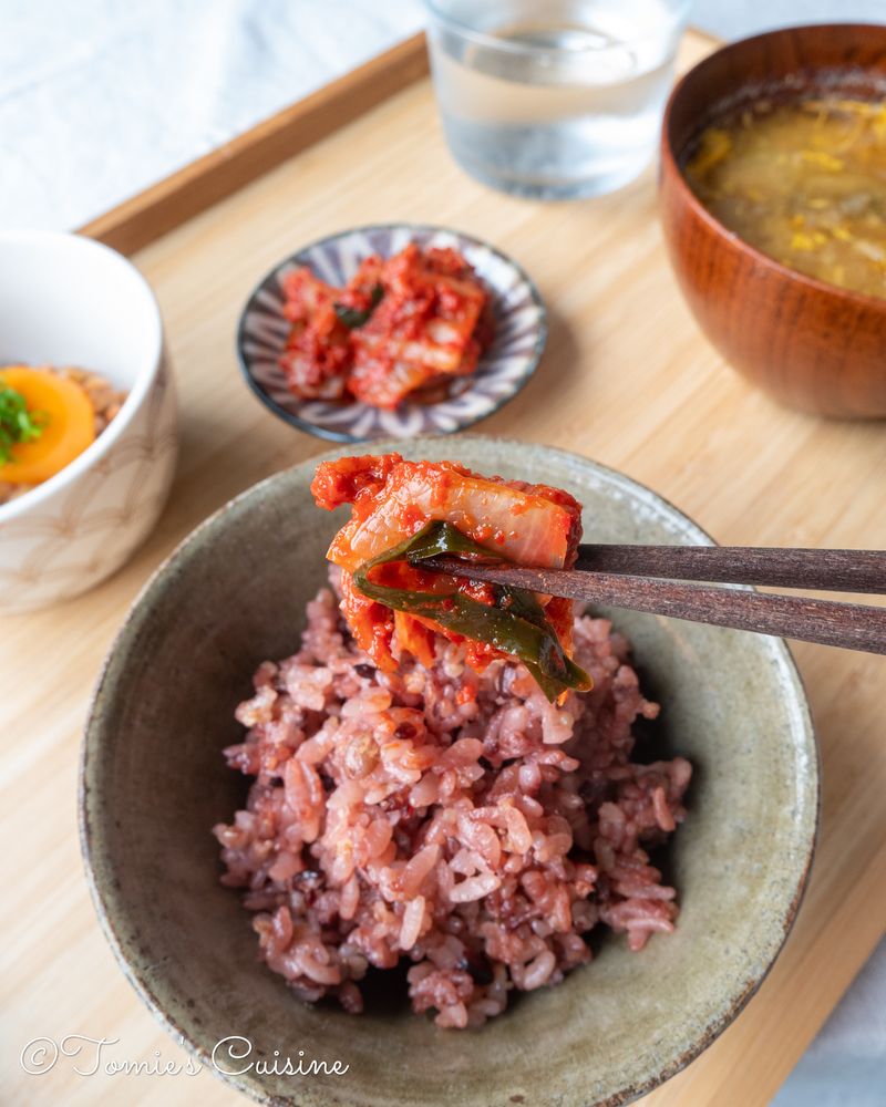 Homemade vegan kimchi recipe with a twist